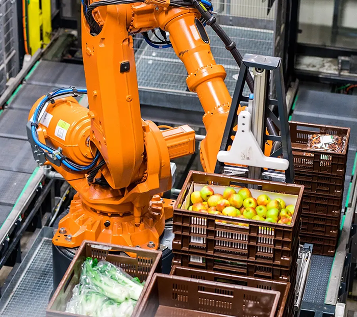 VI Storepick robotic picking grocery distribution center automation